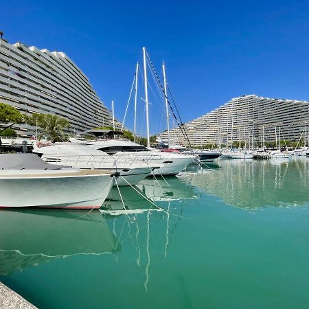 #41 Marina Riviera Bay - Marine Baie Des Anges - Studio Vue Mer Et Port Villeneuve-Loubet Eksteriør billede